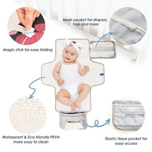 Nouveauté 2025 produit personnalisé hawaïen Halo imperméable <span class=keywords><strong>compact</strong></span> tapis <span class=keywords><strong>à</strong></span> <span class=keywords><strong>langer</strong></span> bébé Portable matelas <span class=keywords><strong>à</strong></span> <span class=keywords><strong>langer</strong></span> <span class=keywords><strong>sac</strong></span> pour le voyage - Product Image 3