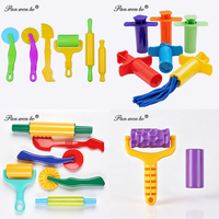 Panwenbo 26 Pièces Set Pâte à Modeler Éducative Bricolage pour Enfants Modèles Animaux Gâteaux Fruits Outils Pâte à Modeler et Moules