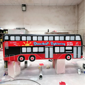 Modelo de Autobús de Fibra de Vidrio Fangzhun, Réplica de Autobús de Shenzhen para Exhibición, Hecho a Medida - Product Image 4