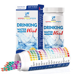 Kits <span class=keywords><strong>de</strong></span> Prueba <span class=keywords><strong>de</strong></span> <span class=keywords><strong>Agua</strong></span> para Grifo y <span class=keywords><strong>Pozo</strong></span>, Tiras Reactivas 16 en 1 para <span class=keywords><strong>Agua</strong></span> Potable, Acuarios, Piscinas, Spas y Pozos W-16 - Product Image 4