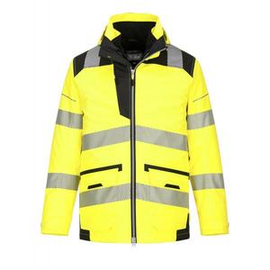 เสื้อแจ๊คเก็ตสีดำ PW3 PW367YBR5XL แบบ5-in-1สีเหลือง/ดำชุดทำงาน HI-VIS 5036108381906 - Product Image 1