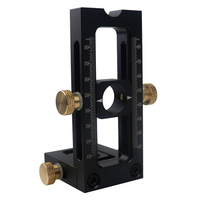 Règle Premium travail du bois 2 en 1 localisateur de perforateur de perceuse croix Oblique tête plate poinçon de berceau outil de poinçonnage de vis