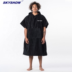 Nuovo arrivo Logo personalizzato spiaggia <span class=keywords><strong>impermeabile</strong></span> nuotata spessa calda fasciatura Surf Poncho asciugamano con Logo - Product Image 5