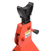 Support de levage de voiture réglable 3 tonnes en acier inoxydable, cric pneumatique robuste avec matériau en acier de haute qualité