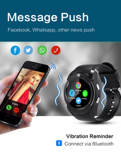 <span class=keywords><strong>Reloj</strong></span> <span class=keywords><strong>Inteligente</strong></span> Deportivo Multifunción con Pantalla Circular, Llamadas con Tarjeta SIM, Cámara, para Exteriores, <span class=keywords><strong>V8</strong></span>, con Tarjeta SIM - Product Image 5