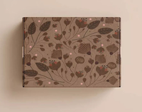 Boîte d'expédition ondulée en relief imprimée avec design de logo personnalisé écologique bas quantité minimale de commande vente en gros emballage et expédition de papier de beauté