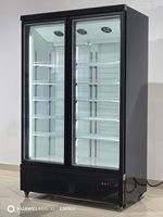 Congélateur vertical commercial à double porte personnalisable