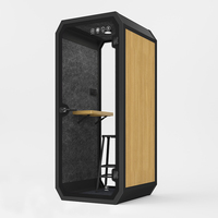 Dosettes de bureau acoustiques d'intérieur personnalisées Dosettes de travail Dosettes de réunion de bureau Cabine téléphonique pour l'école de bureau