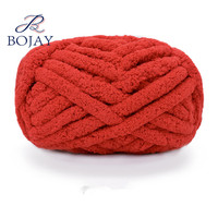 Yarncrafts Fluffy Vegan 100% Polyester Thick Jumbo Yarn Chunky Crochet Knitting Chenille Yarn