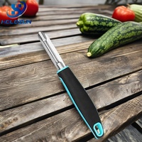 Antislip handvat, voedselveilige roestvrijstalen multifunctionele herbruikbare groente- en fruitjulienne- en schilmes voor de keuken