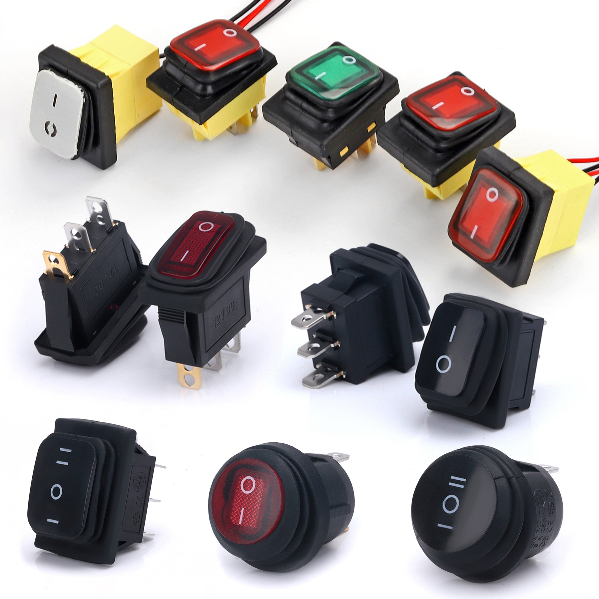 Get Wholesale on off on rocker switch wiring And Accessories - Alibaba.com