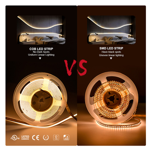 แถบไฟ LED COB ความสว่างสูง >1000LM/M ตัดได้ตามต้องการ 13W/M DC12V 24V สีเดียว CRI≥90 IP20 แสงวอร์ม นิวทรัล คูลไวท์ สำหรับใช้ภายในอาคาร - Product Image 3