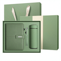 Coffret Cadeau d'Affaires avec Bloc-Notes en Similicuir, Tasse Isotherme, Fournitures de Bureau Personnalisées, Marque SYC, 100 Feuilles