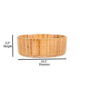 Cuenco para servir de bambú natural 100% Ensaladera Premium - Product Image 4