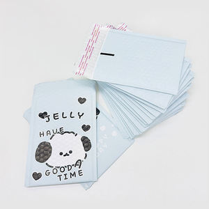 Enveloppes à bulles en polyéthylène de qualité supérieure recyclables, personnalisées, de couleur noire, sacs postaux en plastique, enveloppes rembourrées, sacs d'expédition - Product Image 1