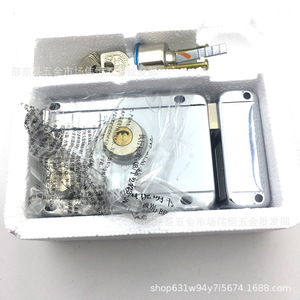 Cerradura de embutir Baoshili 9219 de aleación de zinc, estilo tradicional para puertas de seguridad de madera y hierro, cerradura duradera para muebles. - Product Image 4