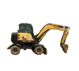 Excavadora de Ruedas MINI Usada Hyundai 60w-7, Fabricada en Corea, Original, de 6 Toneladas, con Certificación CE y EMC - Product Image 2