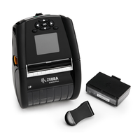Zebra ZQ620 Plus Impresora Térmica de Código de Barras 203DPI Mini Impresora Térmica Multifunción Móvil de 4 Pulgadas de Ancho de Impresión