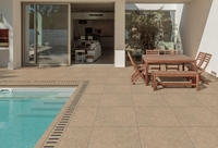 Penjualan terlaris 60x60 600x600 20mm Non Slip Rustic Carrelage eksternal granit ubin eksternal luar ruangan untuk taman halaman parkir lantai