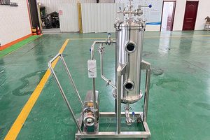 Système mobile de brassage de bière artisanale : canon à houblon en acier inoxydable avec pompe, réservoir de houblonnage à sec à circuit fermé - Product Image 2
