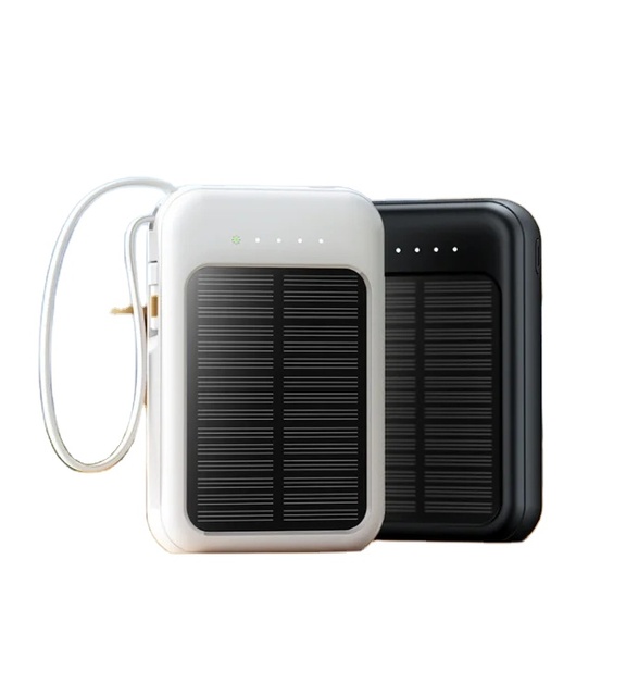 2024 Solar Keychain Powerbank 20000mAh Emergency Mobile Phone Portable Charger Mini Solar Power Banks Power Station for Iphone