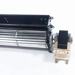 Üretici alüminyum çapraz akış fanı yağ yatağı 110-240V AC Motor hava perdesi için