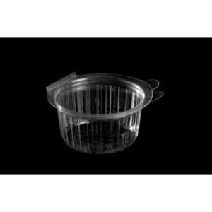 Envase Redondo Transparente de PET de Grado Alimenticio de 80 ML con Tapa Abatible, Capacidad de 80 ML / 2.7 OZ, Gama de Productos de PET - Productos de PET al por Mayor - Product Image 1