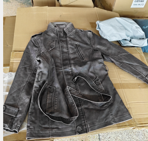 Nuova <span class=keywords><strong>Giacca</strong></span> da <span class=keywords><strong>Uomo</strong></span> Autunno e Inverno di Media Lunghezza Casual alla Moda in <span class=keywords><strong>Pelle</strong></span> PU con Colletto alla Coreana Slim Giovanile all'Ingrosso Disponibile in Magazzino - Product Image 6