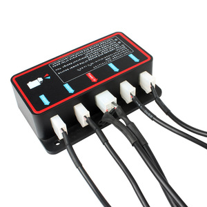 Không dây điều khiển từ xa Sáu-LED Đèn nhấp nháy xe lưới tản nhiệt ban ngày chạy xe tải bên màu đỏ màu xanh đèn cảnh báo phụ kiện - Product Image 5