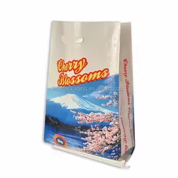 Personalizado nuevo diseño BOPP plástico laminado PP tejido arroz pan en polvo bolsas 15kg 25kg