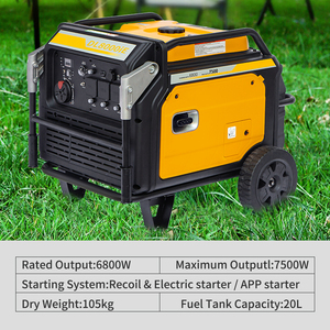 Two Cylinder 10 Kva 12kva Water Cooled <b>Generator</b> Gasoline <b>Generator</b> 10 Kw 11kw 15 Kw 15000w 10000w DL8000iO Gasoline <b>Generator</b> 1 - Product Image 5