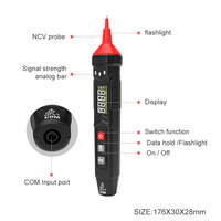 MAYILON HT121 Multimeter Digital Pintar dengan Indikasi Baterai Rendah, Mati Otomatis, Akurasi Tinggi, untuk Dijual Multimeter Digital Pintar