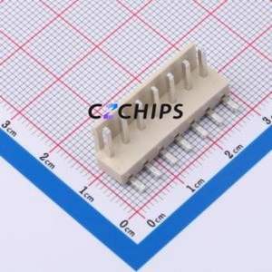 HC-VH-7A7W-M Wire-to-Board Pin Header Bent Lead Through Hole,P=3.96mm Connector 1x7P 3.96mm Right Angle Insert VH - Product Image 1