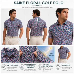 Polo de Golf Personalizado para Hombre, 88% Poliéster, 12% Elastano, Camiseta de Golf de Calidad para Equipo, Transpirable, Polo de Golf de Calidad, Camiseta de Golf para Hombre - Product Image 2