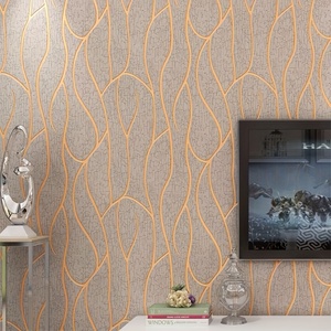 Carta da Parati 3D in PVC Spessa e Moderna, Effetto Ondulato, Non Tessuta, <span class=keywords><strong>per</strong></span> Decorazione Casa, Sfondo TV, Adesivo Murale <span class=keywords><strong>per</strong></span> Soggiorno - Product Image 1