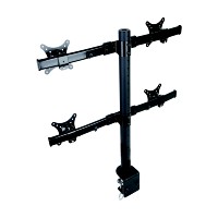 CURVE-Q Vesa articulé robuste 100X100 LED/LCD bras de moniteur quadruple support de bureau pour moniteurs incurvés 13-27"
