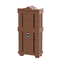 MOOXI City Series MOC MOC4005 Décoration de la maison Horloge de siège Horloge Jouets Blocs de construction Ensembles Modèle de construction Jouets éducatifs Poupées
