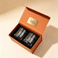 Boîte d'emballage personnalisée pour cartes de membre d'entreprise avec fermeture magnétique, boîtes rigides recyclables pour cadeaux et bougies