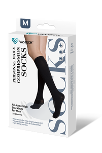 Personal Daily <strong>Compression</strong> <strong>Stocking</strong> For Man Knee High Medical-Class For Chronic Venous Insufficiency Open Toe Class 15-21mmHg - Product Image 2
