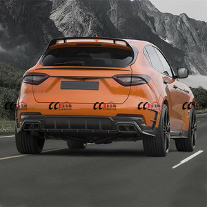 Kit de cuerpo de fibra de carbono para <span class=keywords><strong>Maserati</strong></span>, alerón delantero, difusor trasero y faldas laterales para <span class=keywords><strong>Maserati</strong></span> <span class=keywords><strong>Levante</strong></span> Facelift - Product Image 2