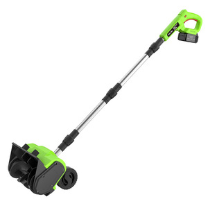 Souffleuse à neige, charrue détachable à batterie lithium-ion haute puissance, 21V sans balais, à pousser, pour usage domestique - Product Image 1