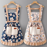 Tablier sans manches en coton réutilisable avec logo personnalisé pour le travail en cuisine, résistant à l'huile, respirant, écologique, unisexe pour adultes, pour la cuisine