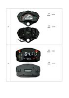 Nouvel écran LCD TVS pour compteur de vitesse, odomètre et tachymètre de moto Apache RTR 160 180
