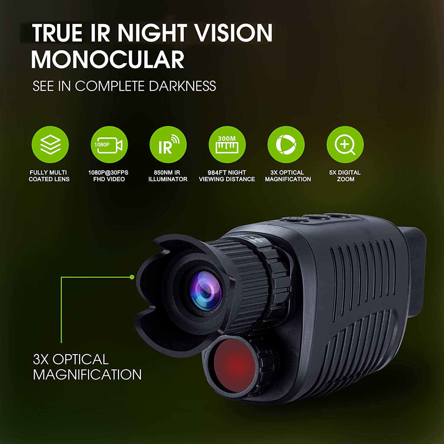 NV-650 - Mini Zoom monoculaire pour chasse, appareil numérique de