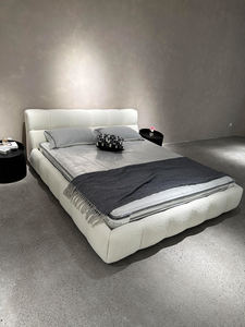 <span class=keywords><strong>Lit</strong></span> Queen Size <span class=keywords><strong>de</strong></span> Style Italien <span class=keywords><strong>de</strong></span> Luxe avec Matelas en Mousse Éponge Complet, S'adaptant Facilement à l'Aménagement <span class=keywords><strong>de</strong></span> la Chambre Entière - Product Image 5