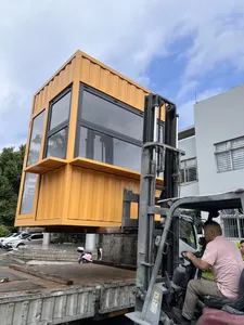 2025 Fuente de fábrica, recién llegado, camión de comida portátil, cabina prefabricada, Panel sándwich de aeropuerto de calle, quiosco de bebidas para Libia - Product Image 3