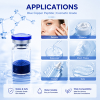Poudre de peptide de cuivre GHK-Cu, tripeptide de cuivre-1 de qualité cosmétique, haute pureté 99%, peptide de cuivre bleu