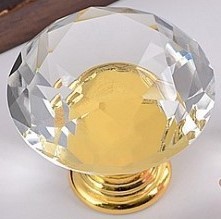 High Quality Crystal Clear Diamond Drawer Handle Wardrobe Cabinets <b>Kitchen</b> bathroom - Product Image 4