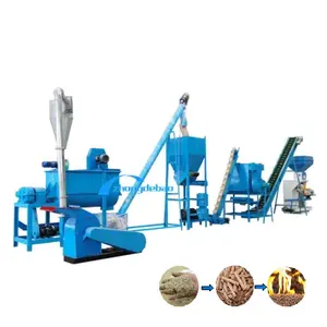 High Quality Wood Pellet Mills Fuel Production Line Wood Pellet Process Line