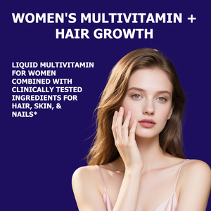 Factory Wholesale Women's Multi-Vitamin Hair Growth Oral Liquid Contains Collagen&L-Glutathione Formulated for Women Immunity - Product Image 5